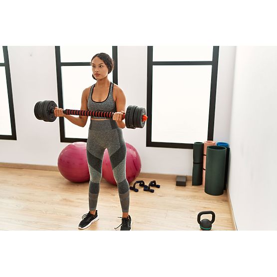 Manubri regolabili 2 x 20kg set di manubri 40kg barra