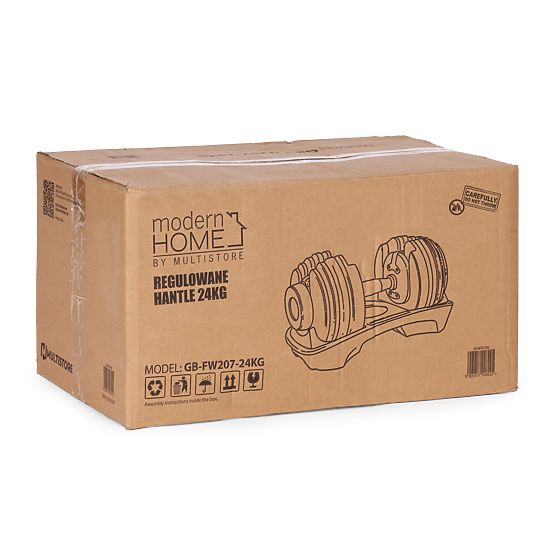 Manubrio regolabile in ghisa con base di carico 2,5-24 kg ModernHome