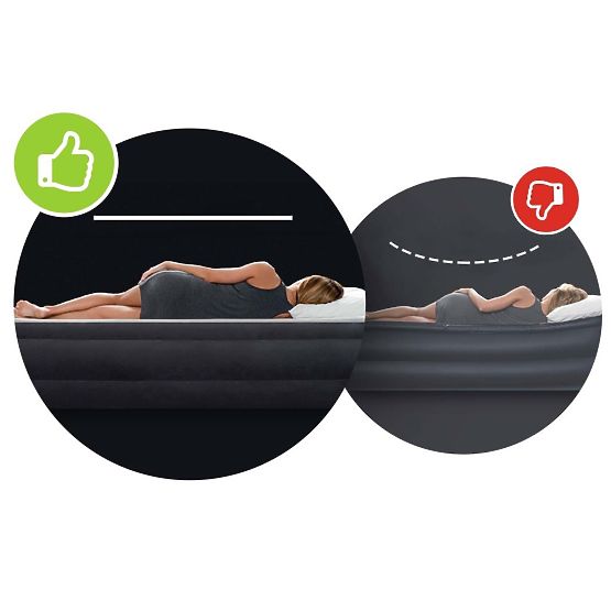 Materasso gonfiabile matrimoniale 203x152 cm INTEX 64143