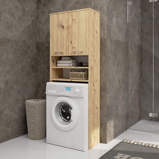 MENSOLA DA BAGNO FIN SOPRA LA LAVATRICE ROVERE ARTIGIANO