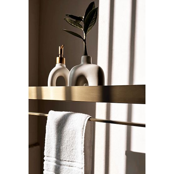 Mensola da bagno per vasca SF01 45cm oro spazzolato