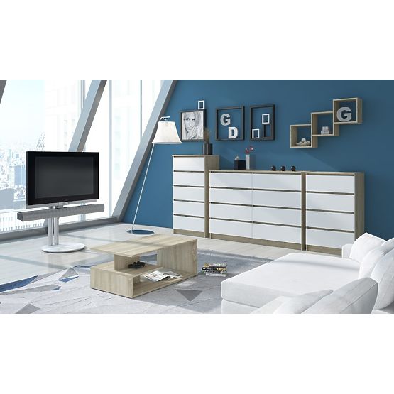 MENSOLA DA PARETE K 25x25cm SET 3pz ROVERE SONOMA