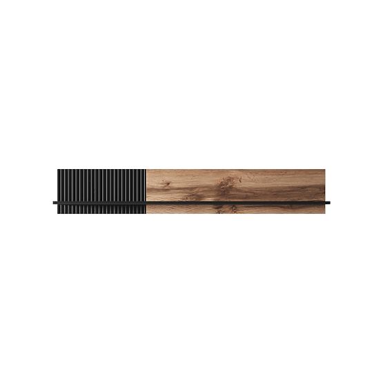 Mensola da Parete RANDOM P-1 - Rovere Wotan/Nero