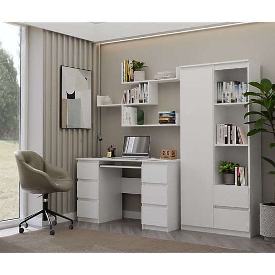 Mensole da Parete KOBI per Soggiorno BIANCO