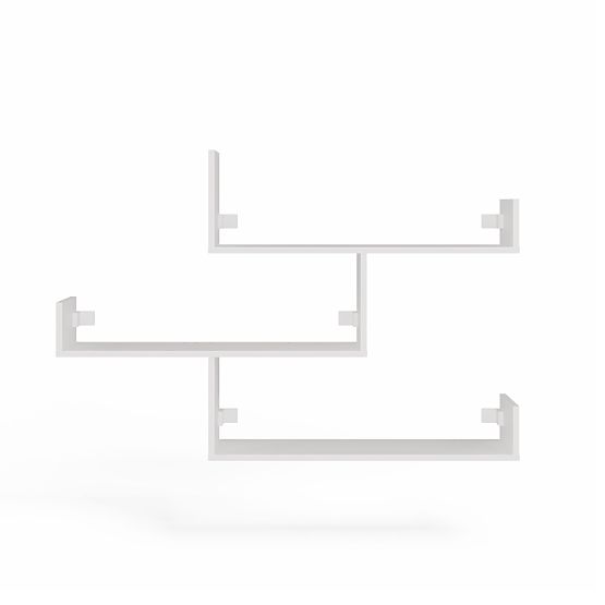 Mensole da Parete KOBI per Soggiorno BIANCO