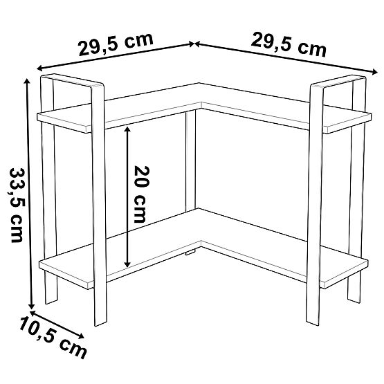 Mensole per spezie in bambù SARITA