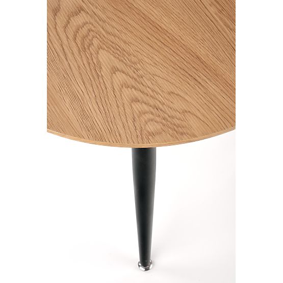 MENTONA 2, set di 2 panche rovere dorato/nero (2 pezzi = 1 set)