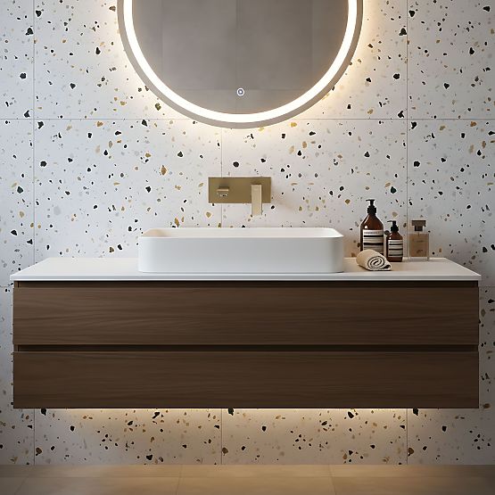 Miscelatore da Incasso per Lavabo REA Joe Oro Spazzolato