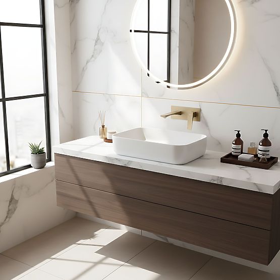 Miscelatore da Incasso per Lavabo REA Joe Oro Spazzolato