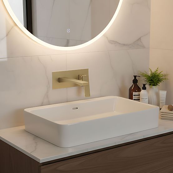 Miscelatore da Incasso per Lavabo REA Joe Oro Spazzolato