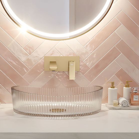 Miscelatore da Incasso per Lavabo REA Joe Oro Spazzolato