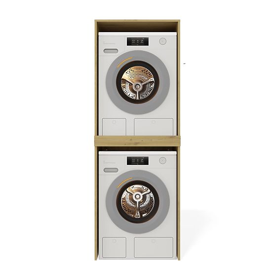 Mobile da bagno per lavatrice e asciugatrice POLA TWIN Colonna DUB ARTISAN