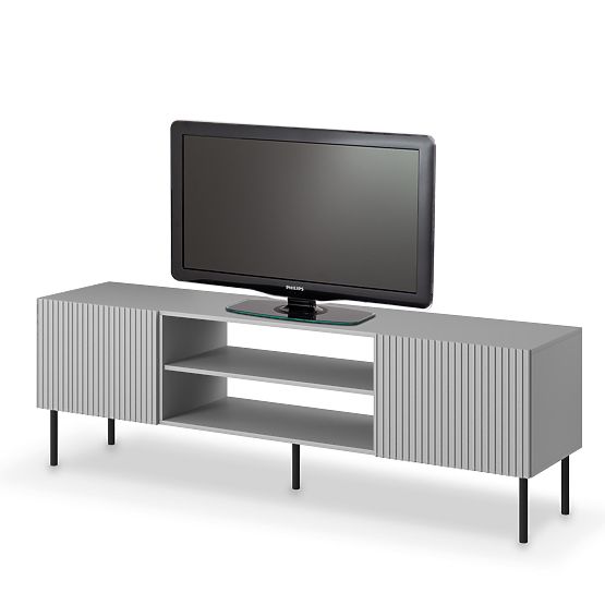 Mobile TV ASENSIO RTV-1 180 cm grigio chiaro, gambe: nere (1p=1ks)