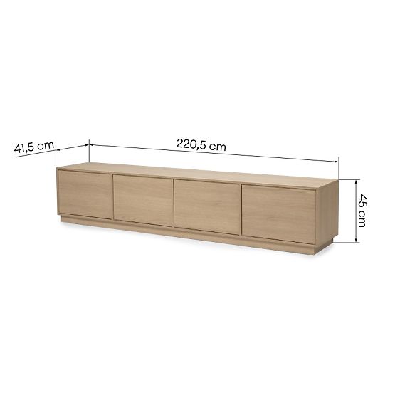 Mobile TV Japandi rovere Lindberg