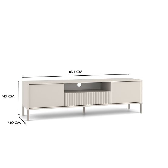 MOBILE TV KAMARO 160 CASHMERE Rigato Anteriore + Classico