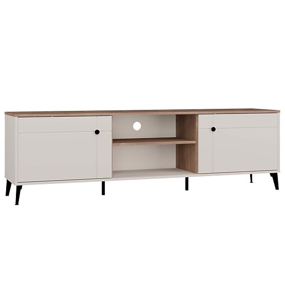 Mobile TV POINT 2D Cashmere Beige Rovere Castello Mobile Sotto TV 2 Ante
