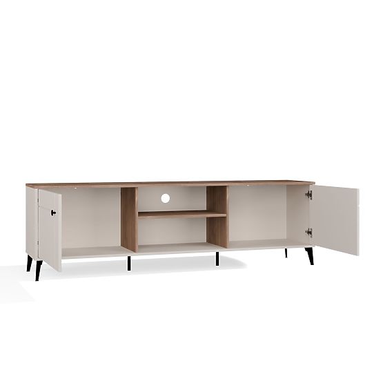 Mobile TV POINT 2D Cashmere Beige Rovere Castello Mobile Sotto TV 2 Ante