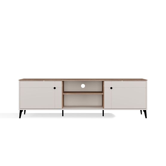 Mobile TV POINT 2D Cashmere Beige Rovere Castello Mobile Sotto TV 2 Ante