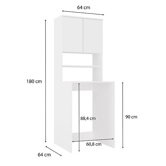 Mobiletto da bagno Pola MULTI BIANCO