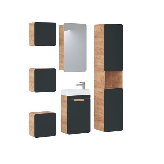 Mobiletto sotto lavabo 40 cm 1 porta