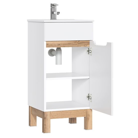 Mobiletto sotto lavabo 40 cm 1 porta