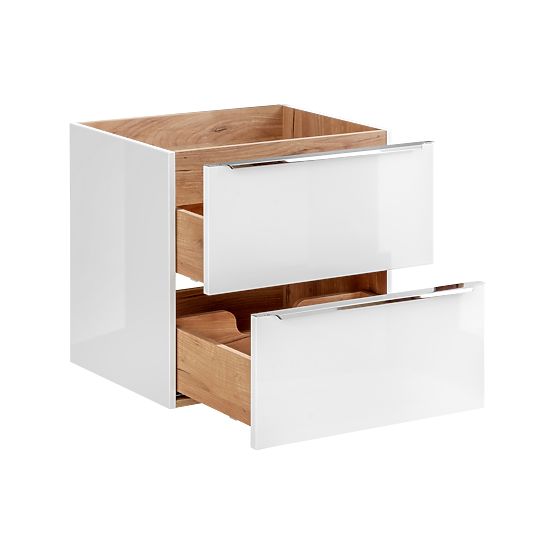 Mobiletto sotto lavabo 60 cm 2 cassetti