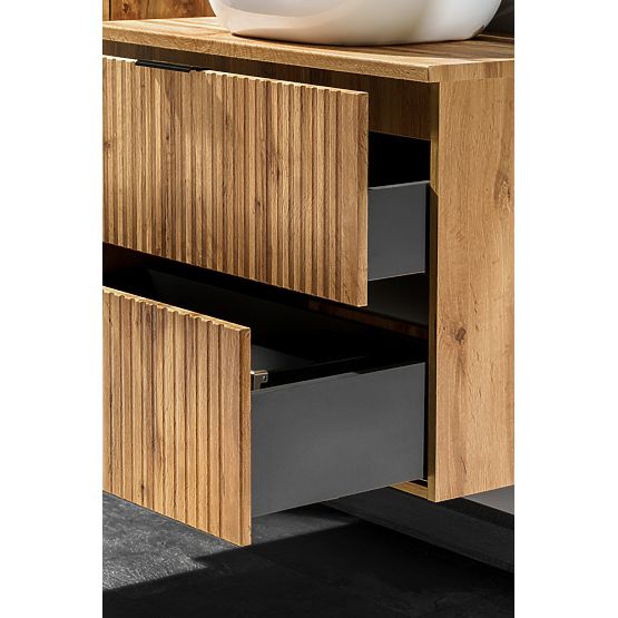 Mobiletto sotto lavabo 60 cm 2 cassetti