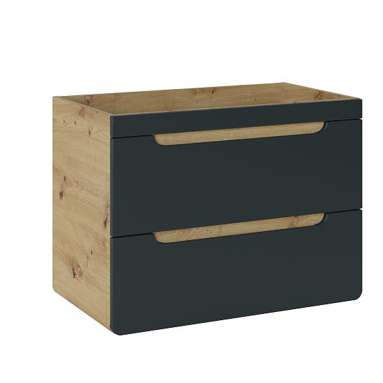 Mobiletto sotto lavabo 80 cm 2 cassetti