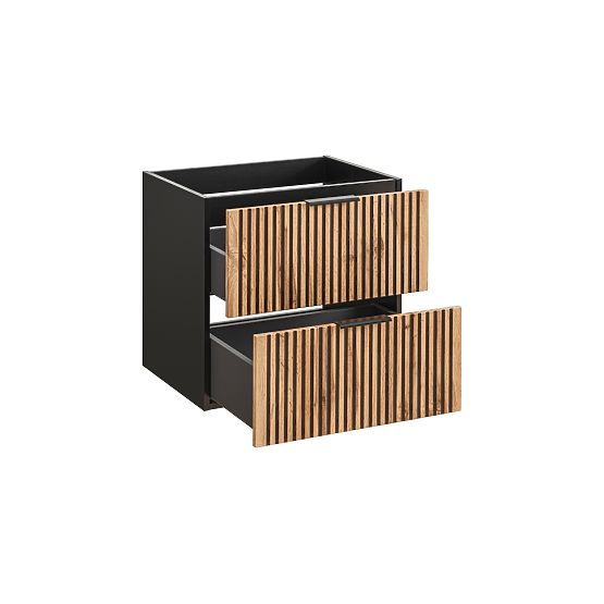 Mobiletto sotto lavabo 80 cm 2 cassetti