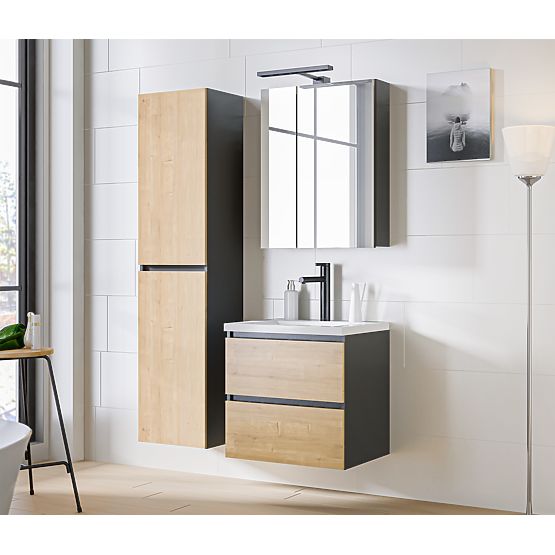 Mobiletto sotto lavabo 80 cm 2 cassetti