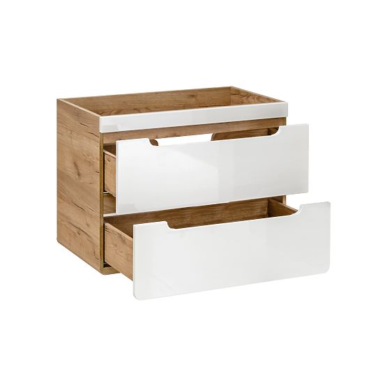 Mobiletto sotto lavabo 80 cm 2 cassetti