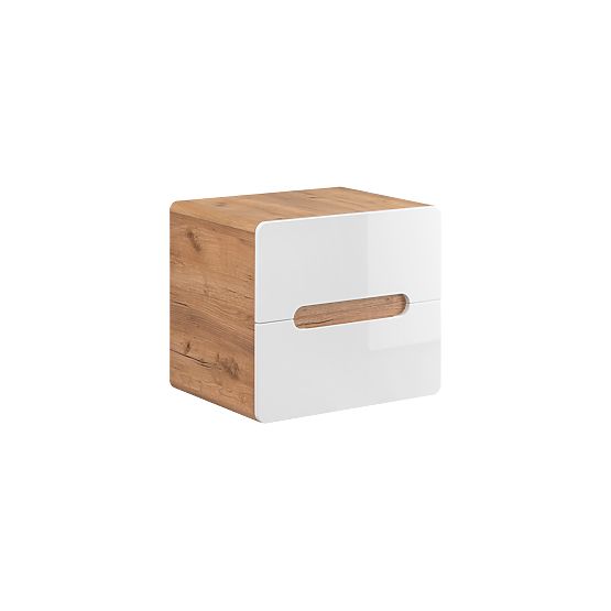 Mobiletto sotto lavabo da appoggio 60 cm 2 cassetti