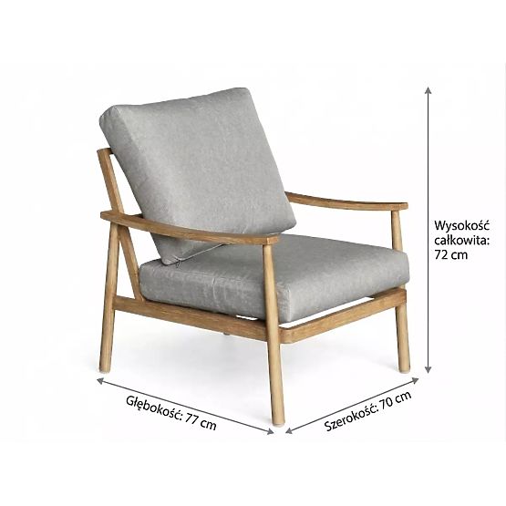 Mobili da balcone in alluminio (2 poltrone + tavolino) SERANO