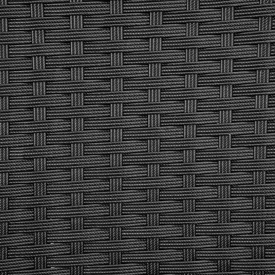 Mobili da giardino in tecnorattan set 4 in 1 MAGNOLIA nero cuscini beige