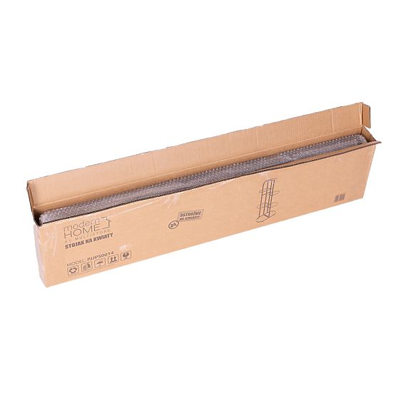 Moderno supporto per piante in metallo a 6 livelli nero