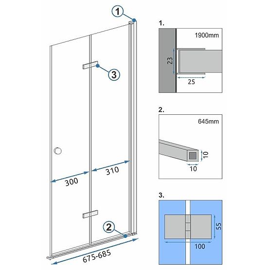 Modulo cabina FOLD N2 70 Chrome