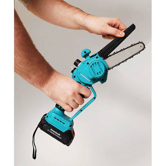 Motosega a batteria mini motosega a mano motore brushless 21V + valigetta