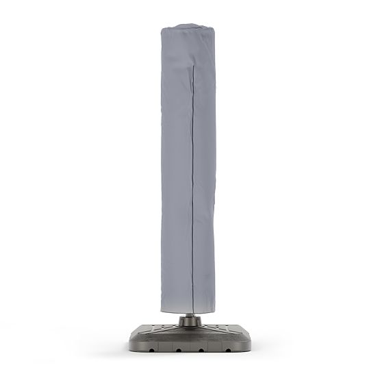 Ombrellone da giardino a sbalzo Shade Deluxe 4x3 m con custodia e illuminazione LED solare, girevole