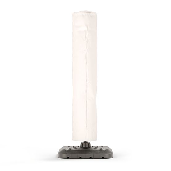 Ombrellone da giardino a sbalzo Shade Deluxe 4x3 m con custodia e illuminazione LED solare, rotante