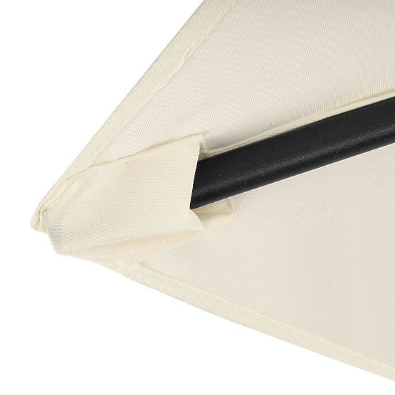 Ombrellone da giardino pieghevole regolabile 210 cm beige