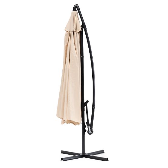 Ombrellone pieghevole per terrazza - beige