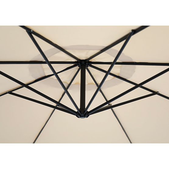 Ombrellone pieghevole per terrazza - beige