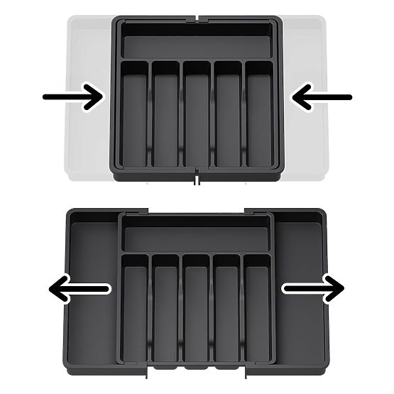 Organizzatore estensibile per posate GARFO