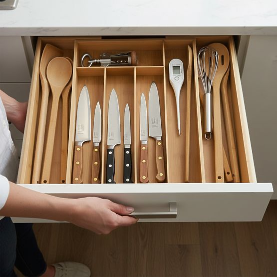 Organizzatore per posate in bambù IKAR