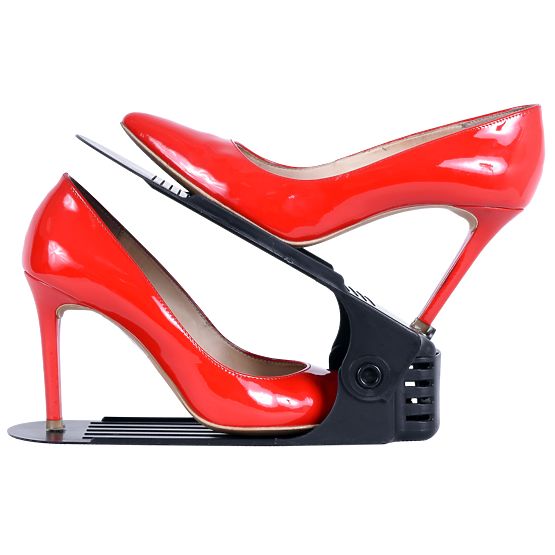 Organizzatore regolabile porta scarpe nero