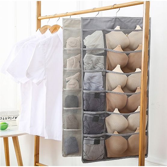 Organizzatore sospeso VITTO 30 tasche grigio
