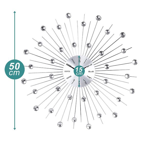 Orologio da parete Cristal Moon - 50 cm