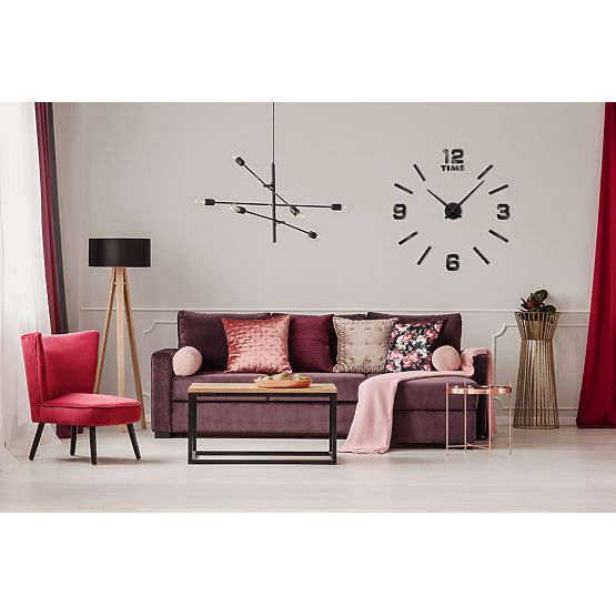 Orologio da parete Diy BAST 3D nero