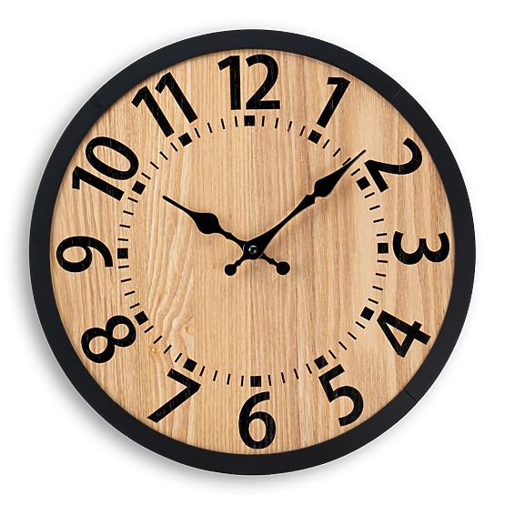 Orologio da parete in legno loft ABBAS 35 cm