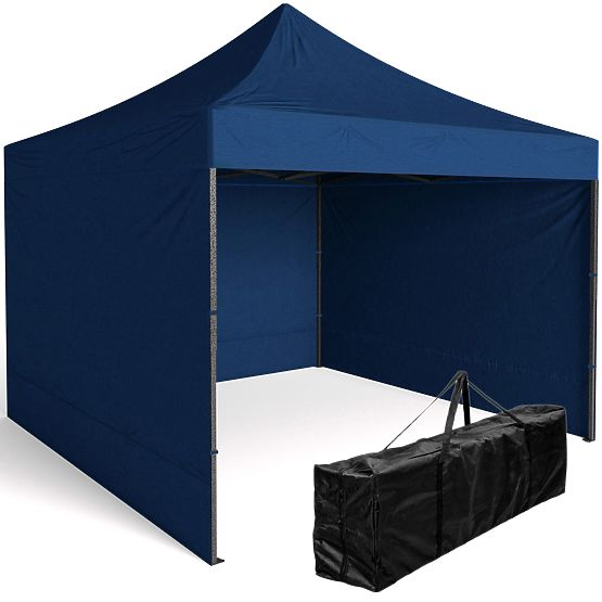 Padiglione commerciale espresso 3x3 m blu